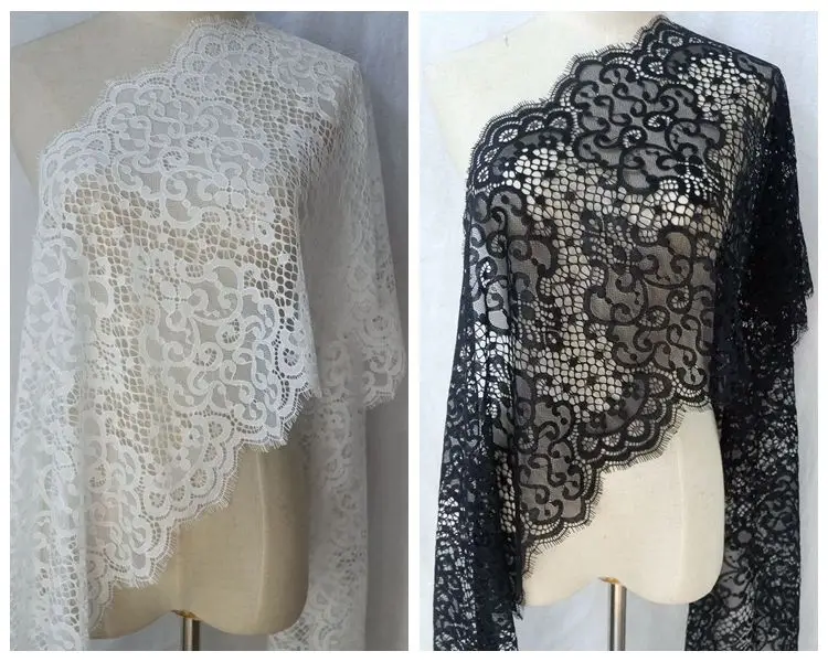 Изысканный полый сетчатый марлевый браслет 35 см кружевная ткань для одежды