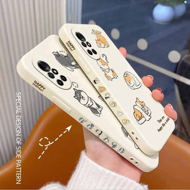 

Shiba Inu With Quilt Phone Case For Huawei Nova8 8Pro 8SE Nova 7 7Pro 7SE 6 6se 5 5Pro 5Z 5I 5Ipro 5T 4 4E Silicone Cover