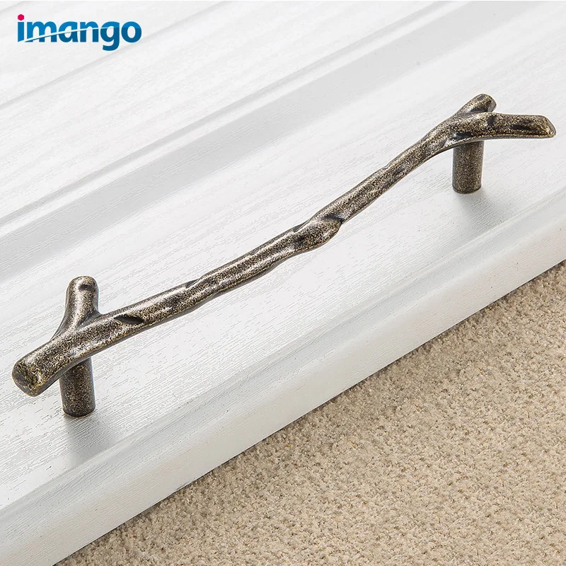 Металлические ручки в форме веток аксессуары для мебели ручка кухонного стола