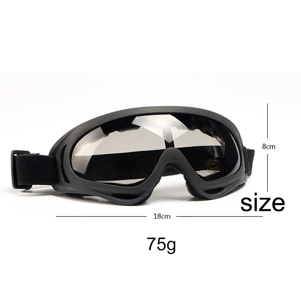 

1 PC Ski Snowboard Motorcycle Dustproof Sunglasses Goggles Lens Frame Eye Glasses Ski Motorcycles Glasses 18x8x8cm #YL1