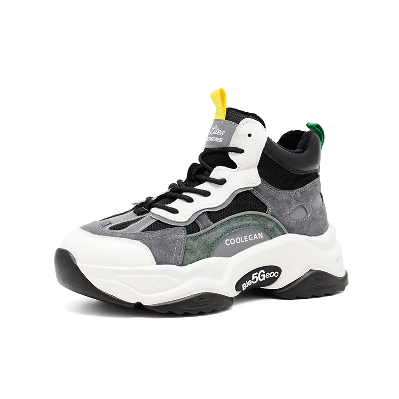 

Women Sneaker high-top Glittering Shoes Breathable Ankle Boots Ladies Platform Zapatillas mujer Sapato Feminino кроссовки