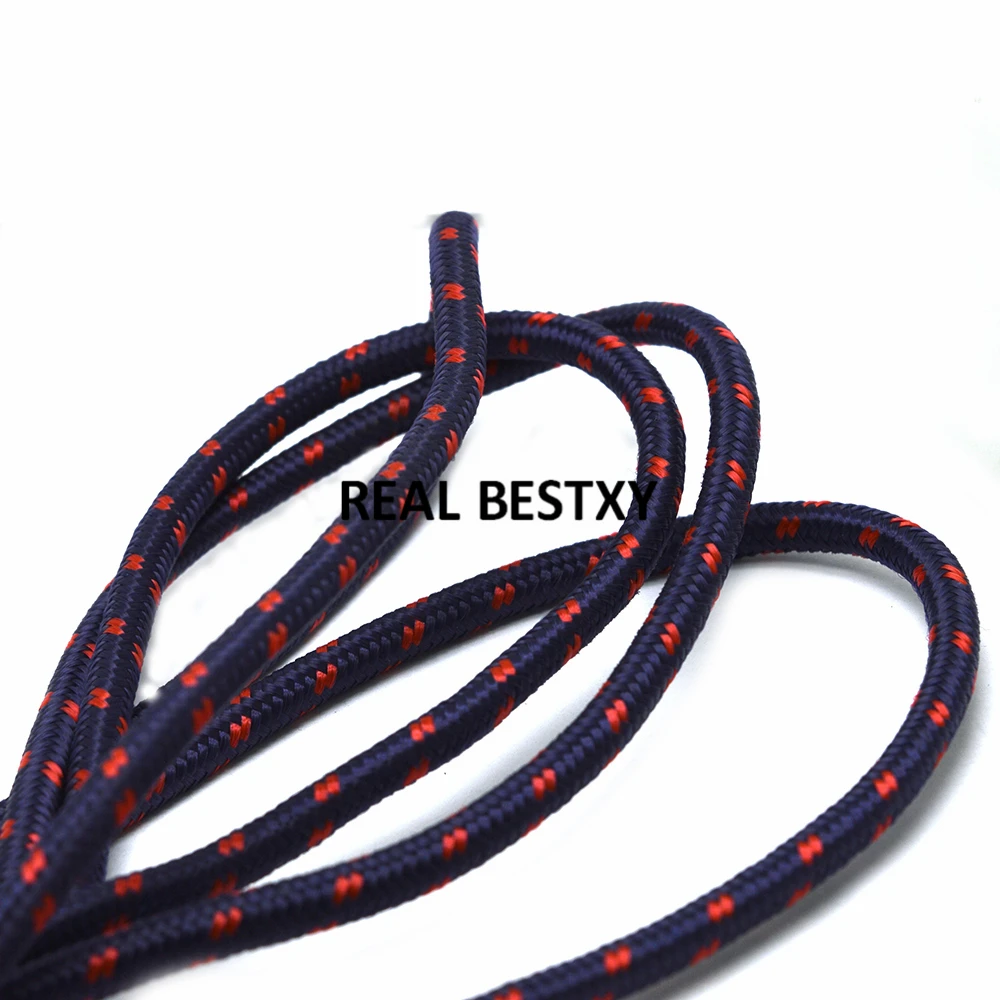 1 метр Приблизительно 5 мм темно-синяя плетеная нейлоновая фототкань для