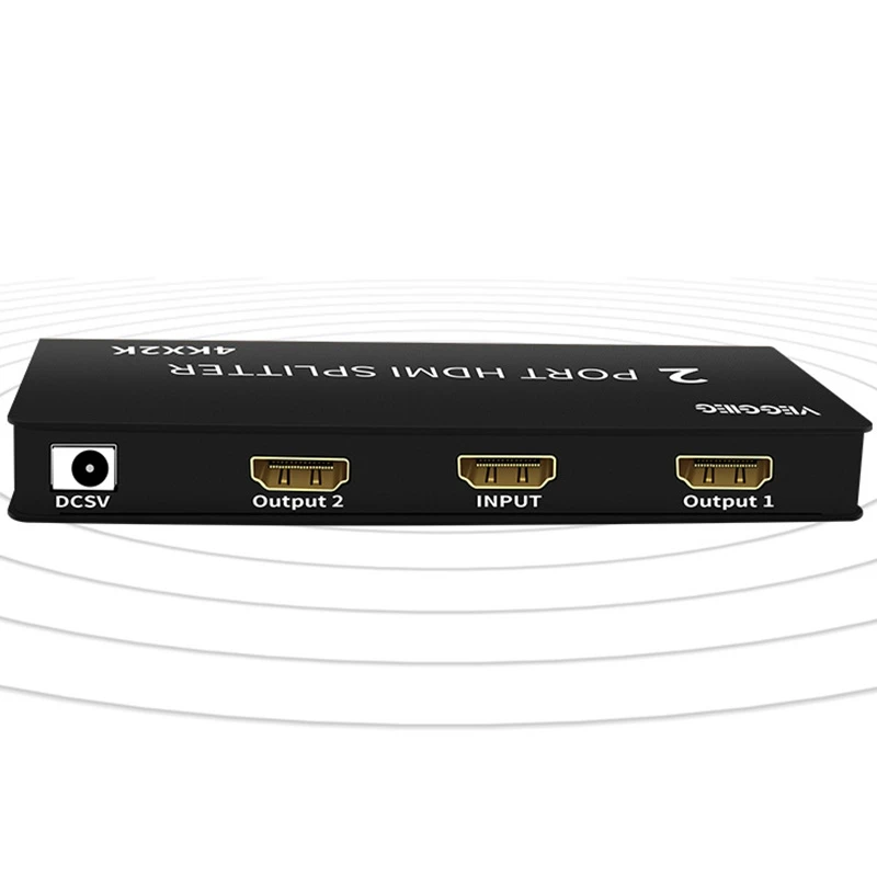 Разветвитель VEGGIEG 1 в 2 выхода HDMI 4K x 2K HDCP мини видео разветвитель для ТВ IP PS4