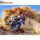Huacan алмазная вышивка иконы мотоцикл картины на стену мозаика Гоночная машина пейзаж декор для дома