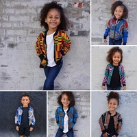 toddler kids girl boy autumn dashiki african windproof coat outwear jacket casaco infantil menina cardigan children clothes
