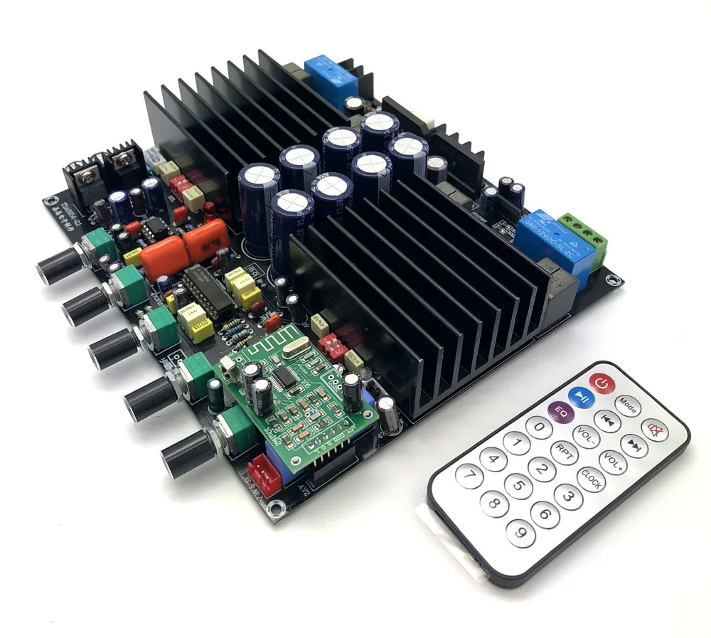 TDA8954TH 2 1 Bluetooth Hi Fi плата цифрового усилителя класса D 210 Вт + сборный предусилитель