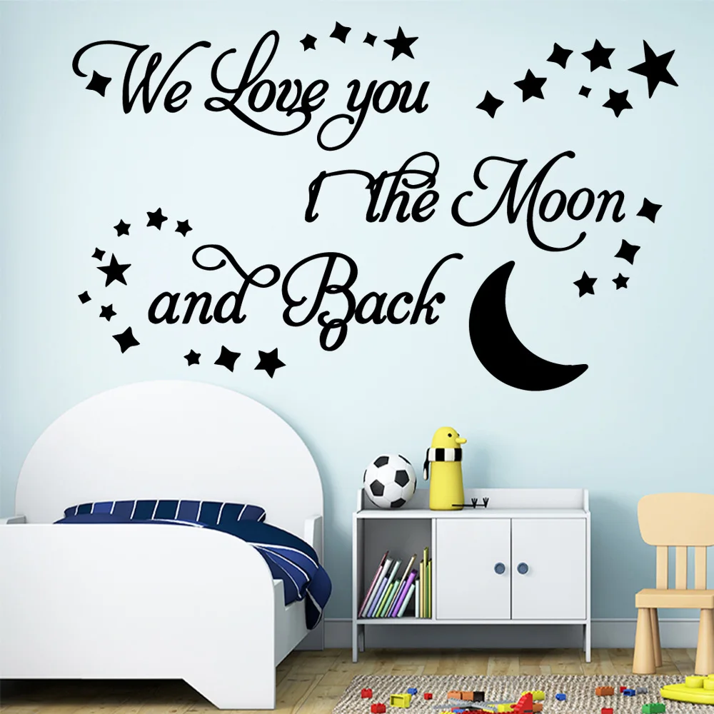 Современные виниловые обои в рулоне love moon мебель декоративные для детских комнат