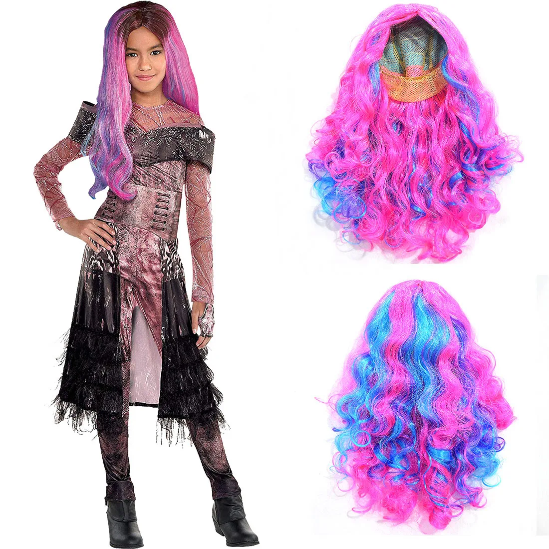 Новые костюмы для косплея девушек королева среднего мала/Эви Берта Малефисента