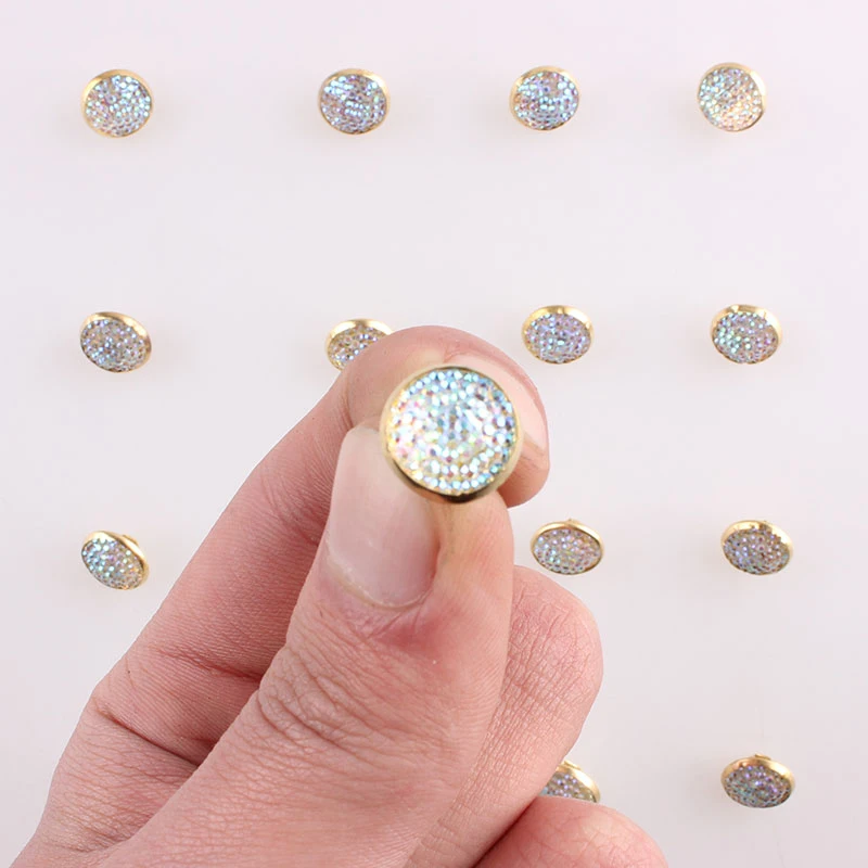 Металлические кнопки для одежды скрапбукинга &quotсделай сам&quot 1 отверстие мини