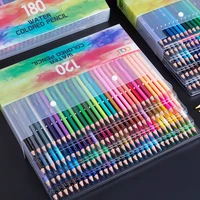 multicolour 180210 colors professional watercolor pencils set artist painting sketching wood color pencil school art supplies