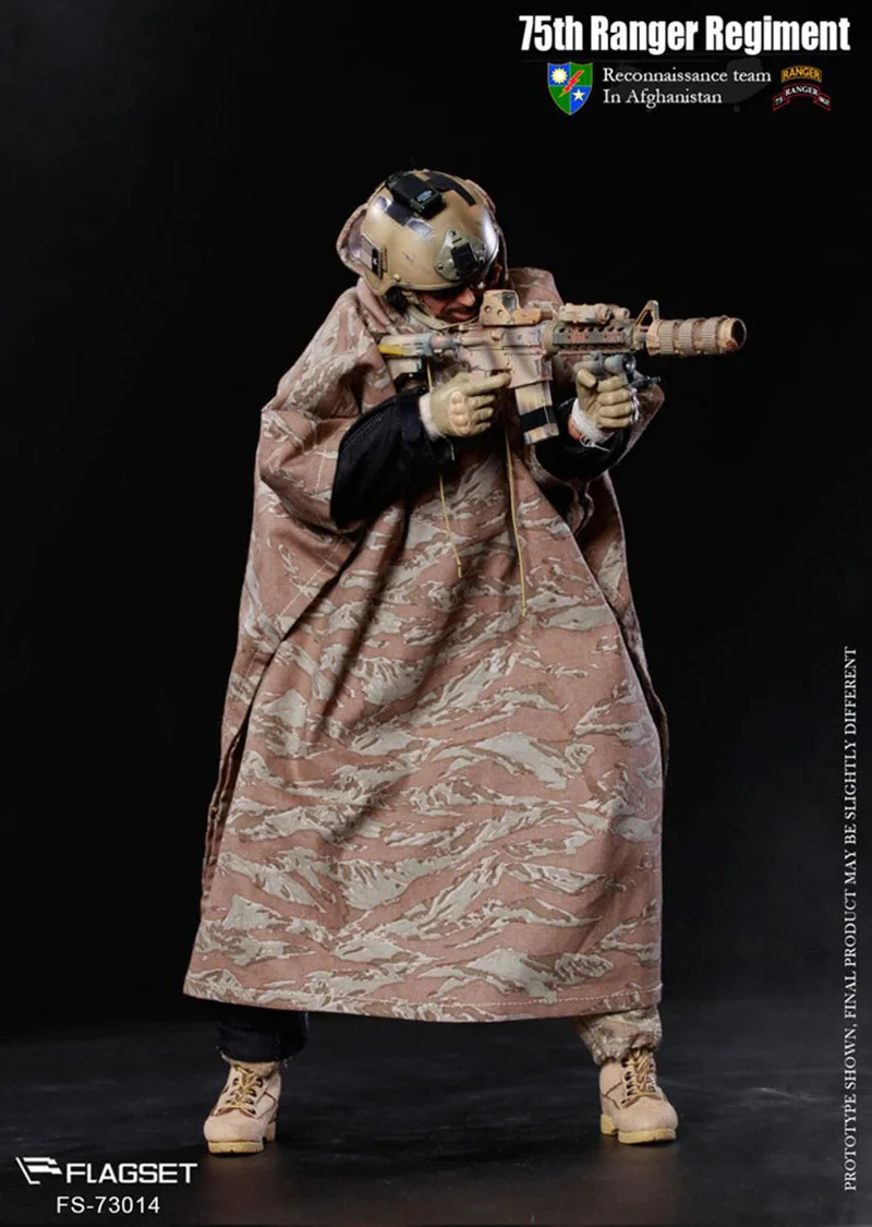 

1/6 Soldier of the Reconnaissance Team of the 75th Afghan Ranger Regiment FLAGSET FS 73014 12 inch male character.