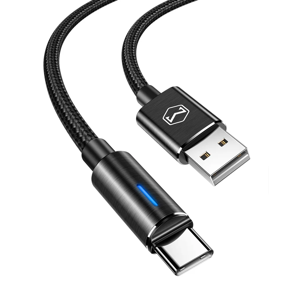 Mcdodo usb type-C кабель для samsung Galaxy S10 S9 S8 Plus One Plus Быстрая зарядка USB-C зарядное устройство для мобильного телефона USBC type-C кабель - Цвет: Black
