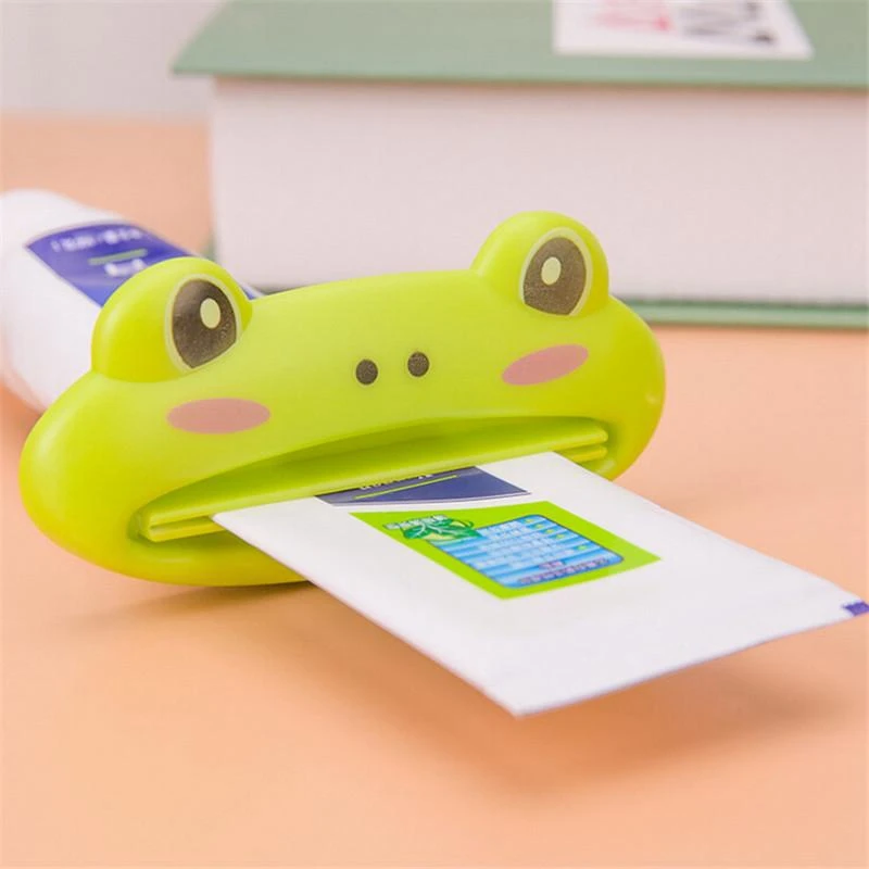 Зубная паста соковыжималка рулон ванная комната гаджет прокатки пластик