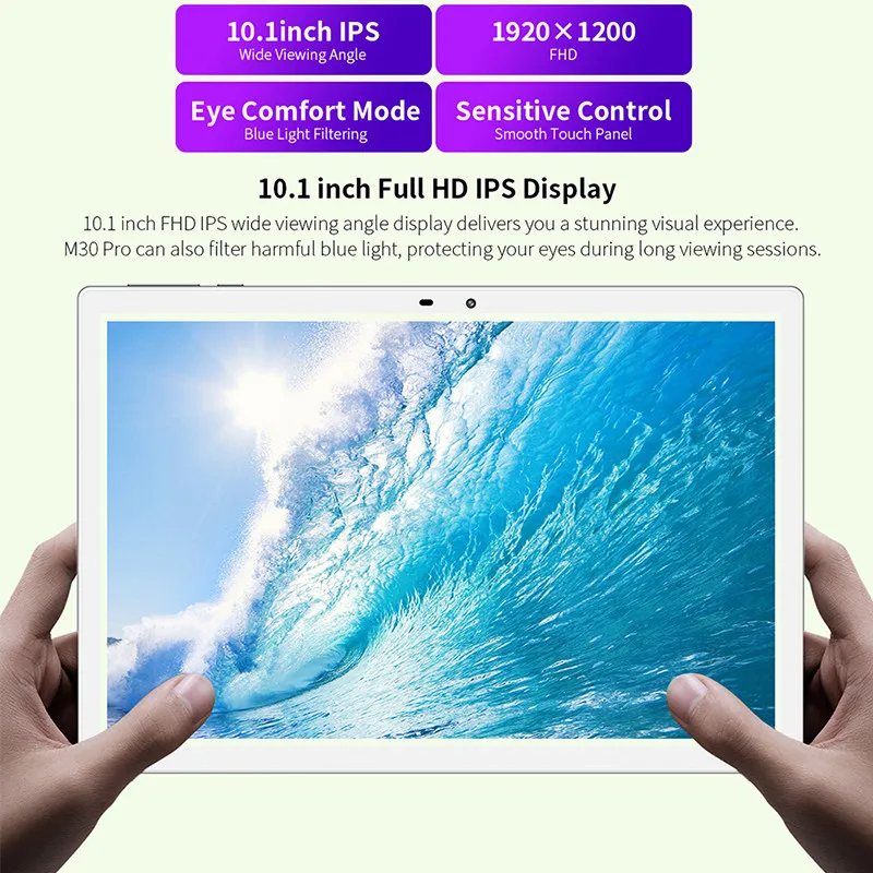 Teclast M30 Pro 10.1 Inch Tablet P60 8 Core 4GB/6GB RAM 128GB ROM Android 10 Tablets PC 1920x1200 IPS 4G Call Dual Wifi GPS