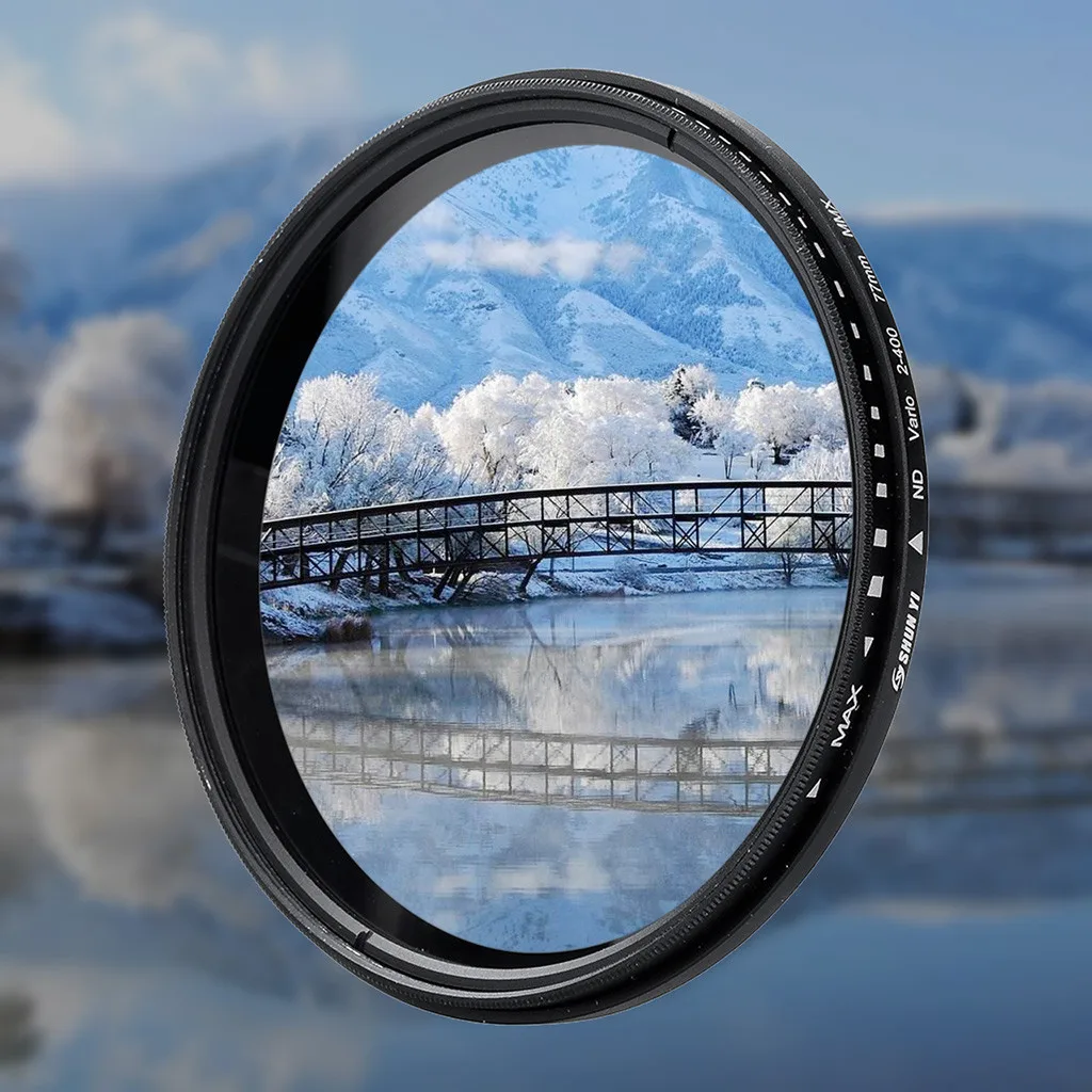 Ouhaobin(Ouhaobin) Hot selling Camera Filter Glass Slim ND2-400 Neutral Density Fader Variable ND Adjustable 77mm 20JUL 4 | Электроника