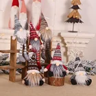 Украшения на Рождество, Санта-Клаус, длинные ноги, шведская карликовая Рождественская елка, эльф, игрушка подвеска, плюшевая кукла, праздничный дом, вечеринка