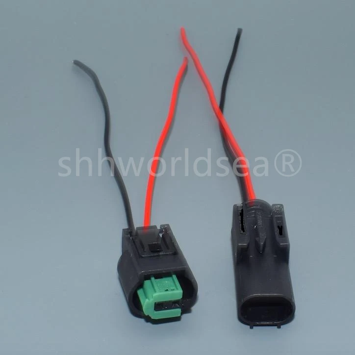 Shhworldsea 2 Pin 1-967644-1 Автомобильный разъем проводной двигателя охлаждающая вода