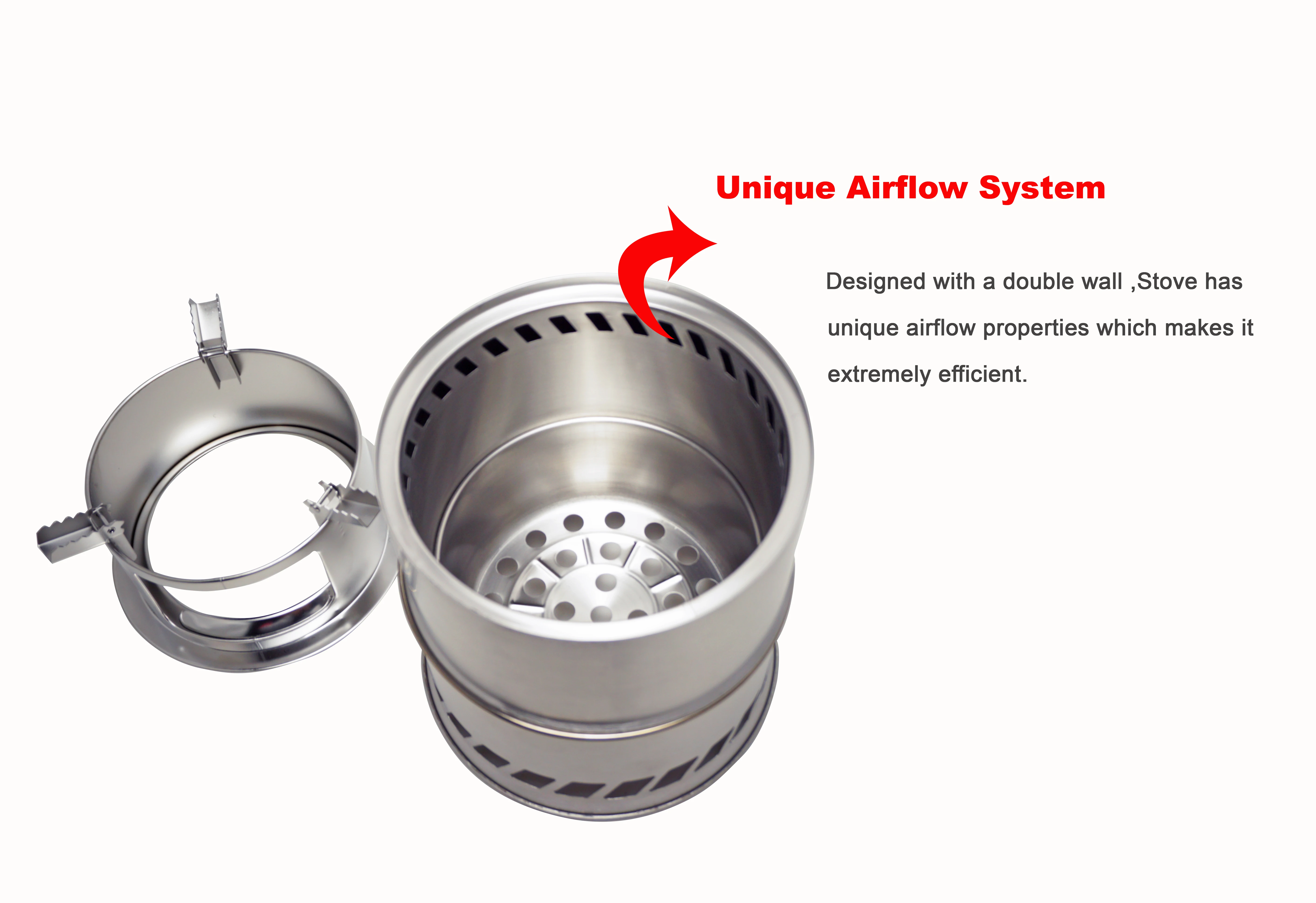 Туристическая деревянная горелка APG большого размера портативная газовая из