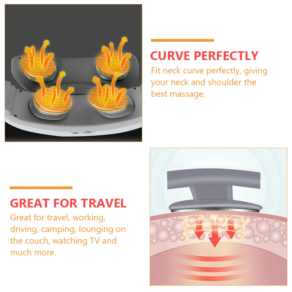 

1 Set Cervical Vertebra Massager Relief Pain Home Travel Neck Massager