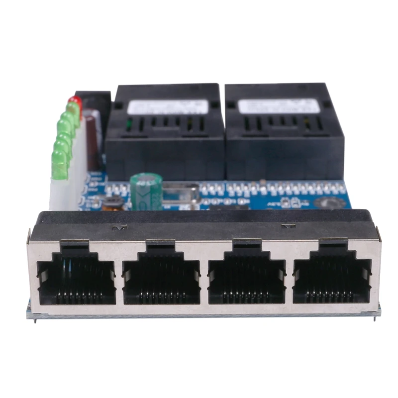 Ethernet волоконно-оптический коммутатор 4 RJ45 2 SC оптический медиа конвертер