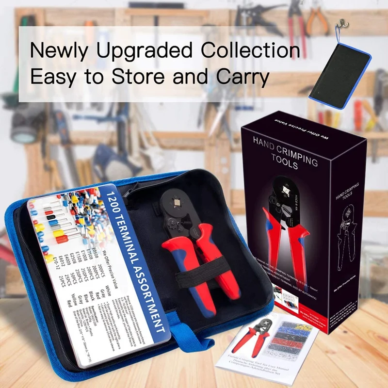 

Crimping Pliers Wire End Ferrule Set with Ferrule Tool Kit 1200