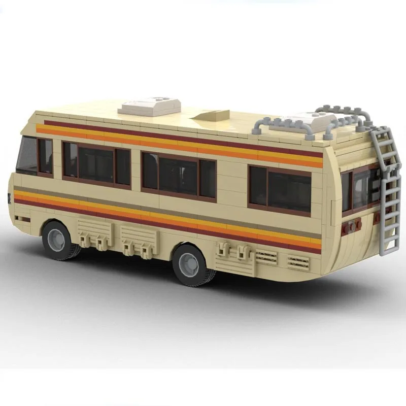 

Drama Breaking Bad RV Classic Walter White Pinkman Cooking Lab RV Technic ideas Building Block Brick Toy Kid Gift moc-20606