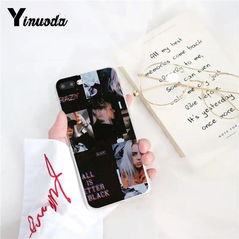 A11 Yinuoda Billie Eilish Красочный милый чехол для телефона iPhone 8 7 6 6S 5 5S SE XR X XS 11 Pro MAX - Цвет: A11