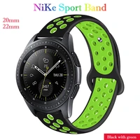 2022mm band for samsung galaxy watch 3 4546mm42mm gear s3 active 2 silicone bracelet correa huawei watch gt 2 2e pro straps