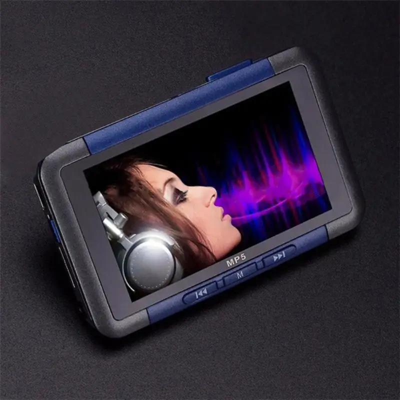 2022 3 inch Slim LCD HD 720P MP5 Video Music Media Player FM Radio 1280 x 720 Support MP3 AAC WMA WMV FLAC MIC Recording music enlarge