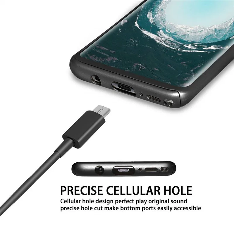 360 Full Protective Phone Case for Samsung Galaxy A10 A20 A40 A50 A70 S8 S9 S10 Plus S7 edge A8 A6 2018 note 9 10 Capa Cover M20 |