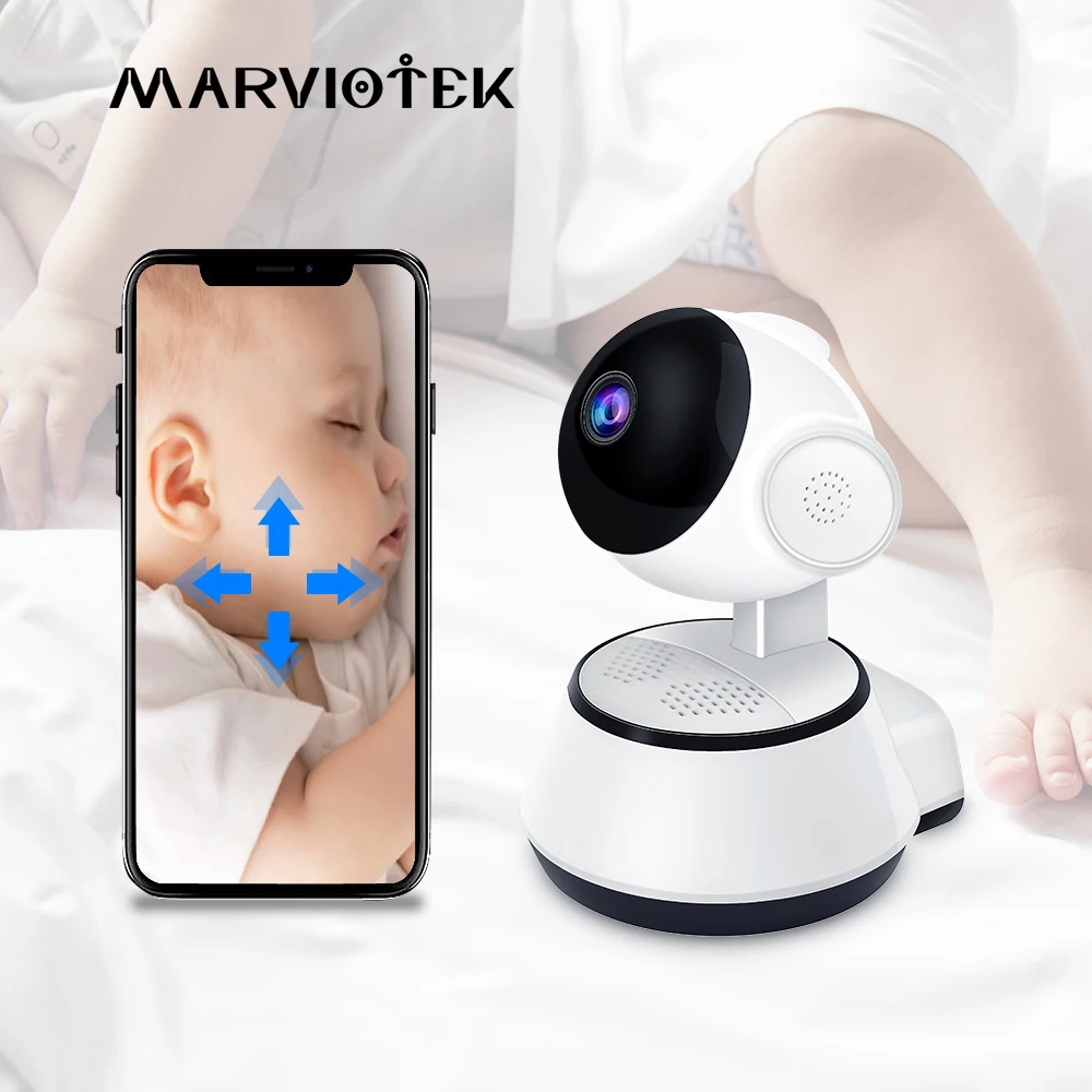 Беспроводной радионяня Wi Fi IP камера 720P видео няня с монитором домашняя