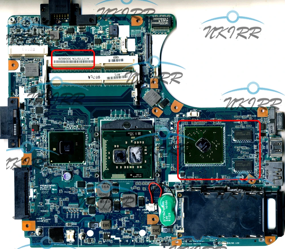 MBX 224 M960 REV: 1 1P009CJ01 8011 A1771575A A1771569A HD5650M ГБ DDR3 материнская плата для Sony VPC EA/EB PCG
