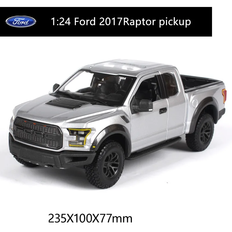 F150 Maisto 1:24 Ford Raptor F150 pickup гоночный автомобиль-трансформер модель автомобиля из сплава Моделирование Украшение автомобиля коллекция Подарочная игрушка - Цвет: F150