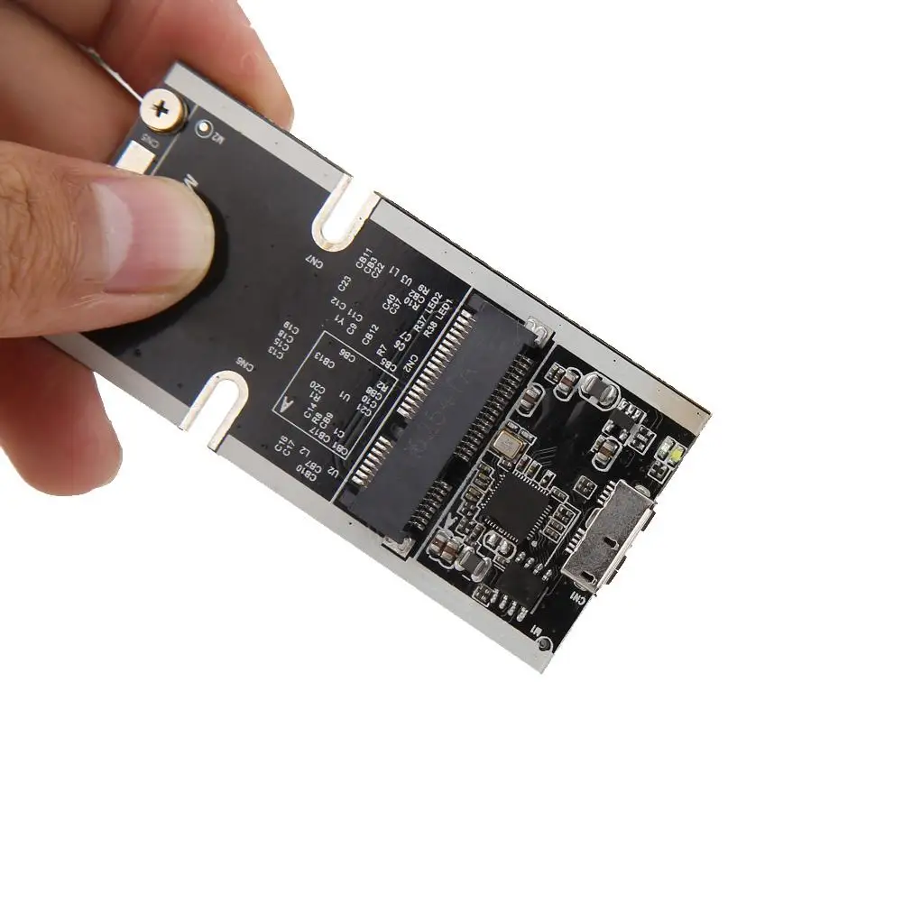 Адаптер VKTECH 6Gbs мини USB mSATA SSD на 3 0|Корпус жесткого диска| |