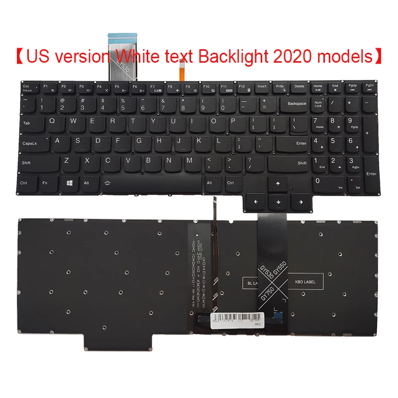 

Новая клавиатура для ноутбука LENOVO Ideapad Gaming 3-15ARH05 3-15IMH05 Y7000 R7000 с подсветкой Y7000P 2020H 2020 лет