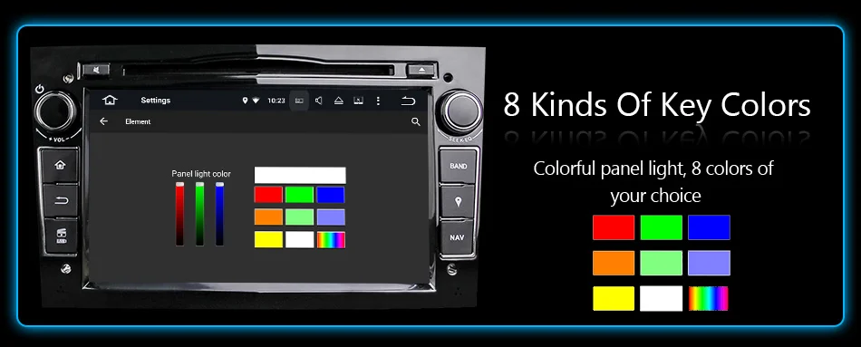 Eunavi 2Din четырехъядерный 7 дюймов Android 9,0 Автомобильный DVD радио плеер gps Navi для Vauxhall Opel Astra H G Vectra Antara Zafira Corsa