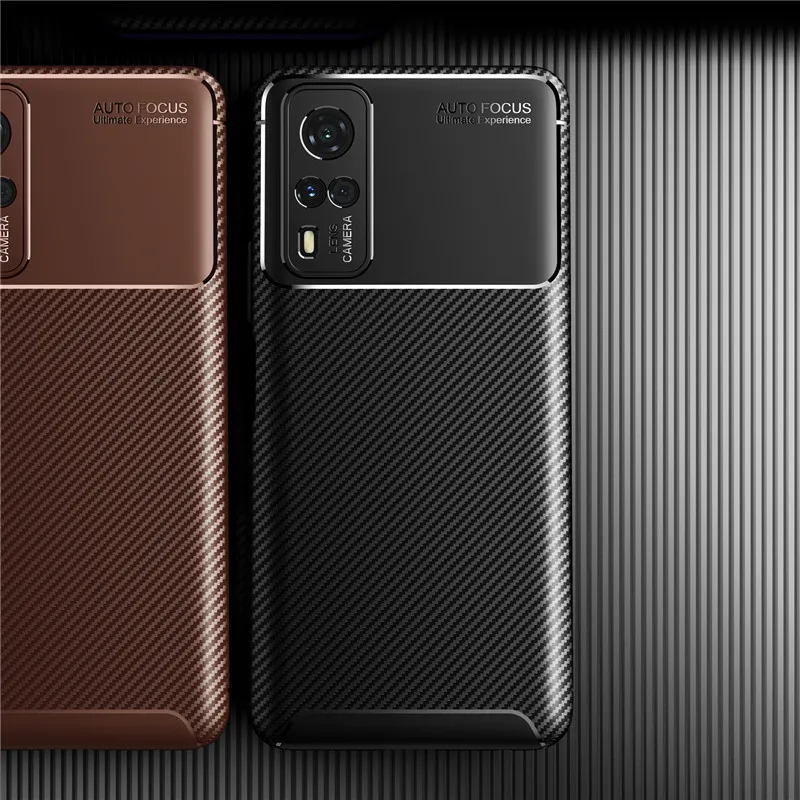 

Силиконовый бампер для Vivo Y51 2020, Vivo X60, X50, IQOO 7, 5, U3, U1, Z1X, V20, телефон с противоударной защитой, чехол для Vivo Y51