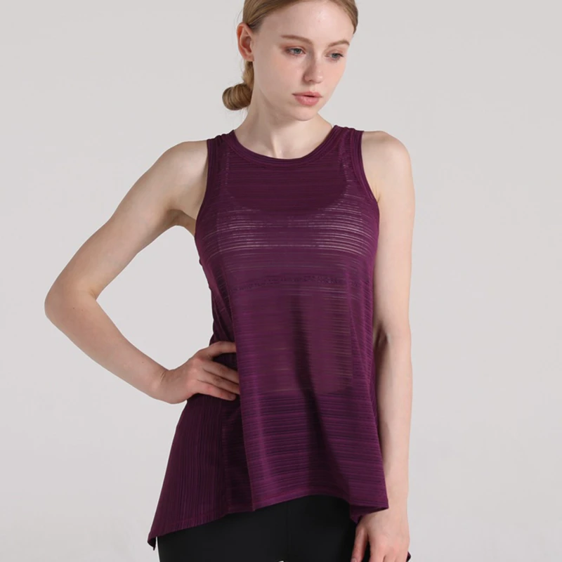 

Yoga Shirt Women Gym Shirt Quick Dry Sports Shirts Cross Back Gym Top Women's Fitness Shirt Sleeveless Sports Top Yoga Vest