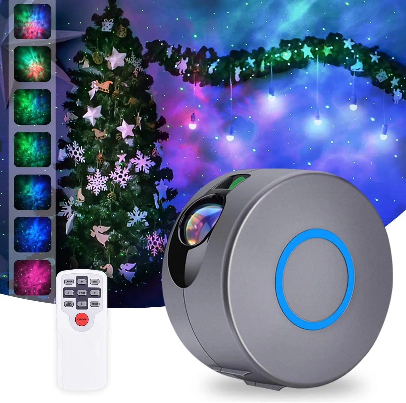 

Прямая поставка, Звездный проектор T30, Ночной светильник, Галактический проектор со светодиодом, облачный лазерный светильник с дистанцион...