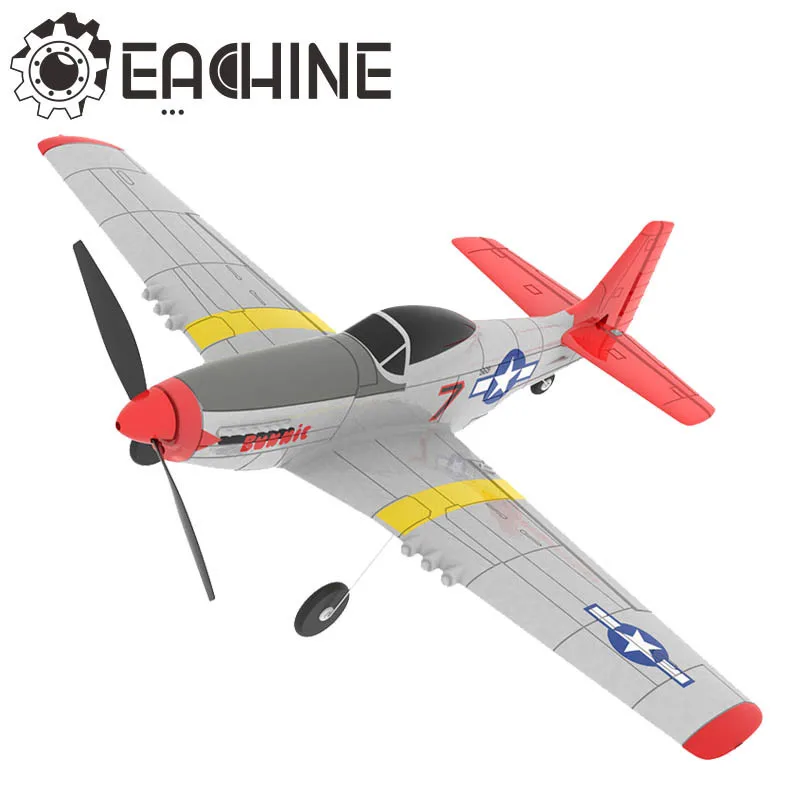 Eachine Mini P 51D EPP 400 мм размах крыльев 2 4G 6 осевой пульт дистанционного управления RC