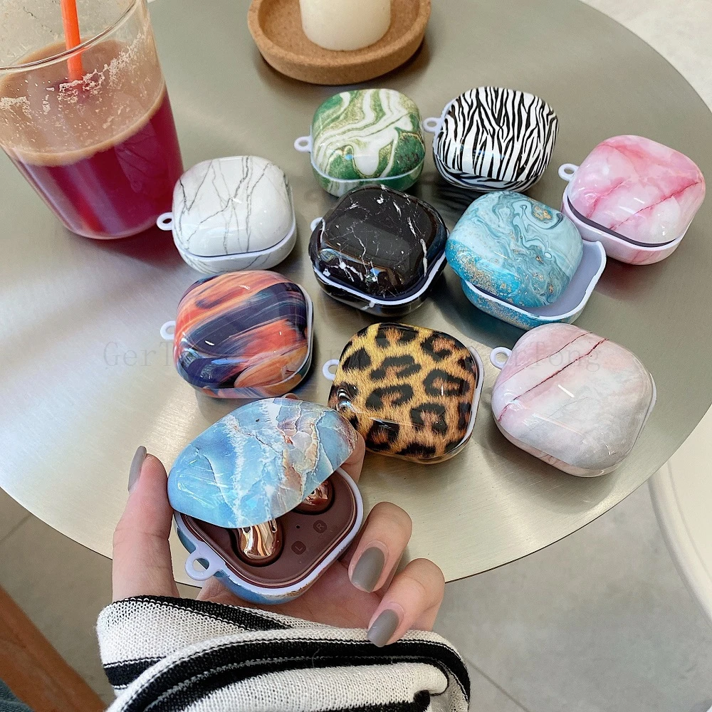 

For Samsung Buds Live Protective Marble Tempered Accessories Case Pure Color Cover For Samsung Buds Live New Hot Sale