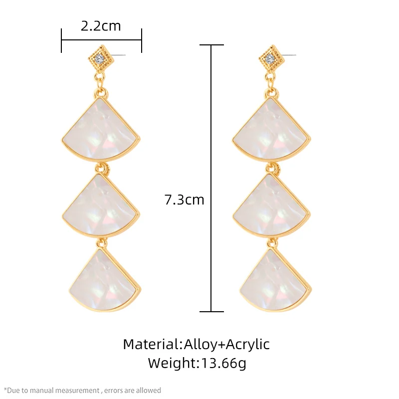 

Korean Fashion Metal Pendant Earrings For Women Bohemia Geometric Gold Hanging Woman 2021 Trend Female Jewelry