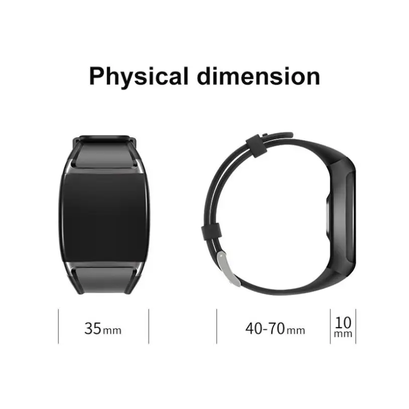 

V2 1.3" Smart Watch Men Waterproof Heart Rate Sleep Healthy Monitor Fitness Pedometer Bluetooth Sports Smart Bracelet For Xiaomi