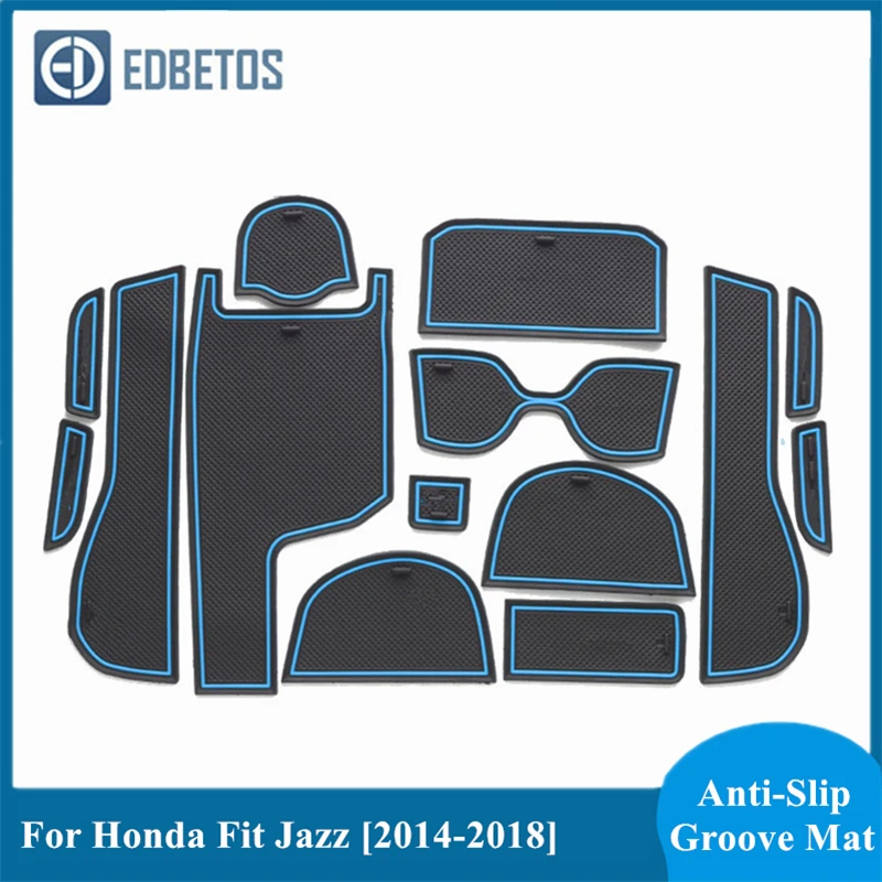 Для Honda Fit Jazz 2014 2015 2016 2017 2018 автомобиля затворный слот Нескользящая чашка Pad дверь