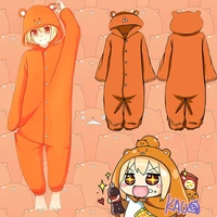 new anime himouto umaru chan umaru doma onesies cosplay costume hamster woodchuck sleepwear cartoon pajamas daily leisure wear