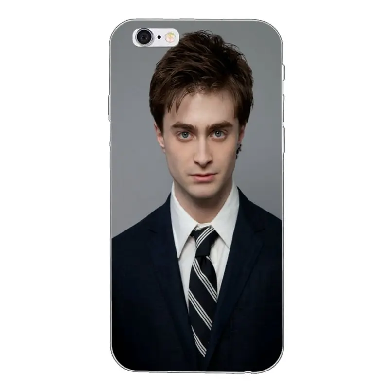 Мягкий Тонкий силиконовый чехол Laumansharry poter Daniel Radcliffe для iPhone 4 5 6 6s plus 7 7plus 8 8plus |