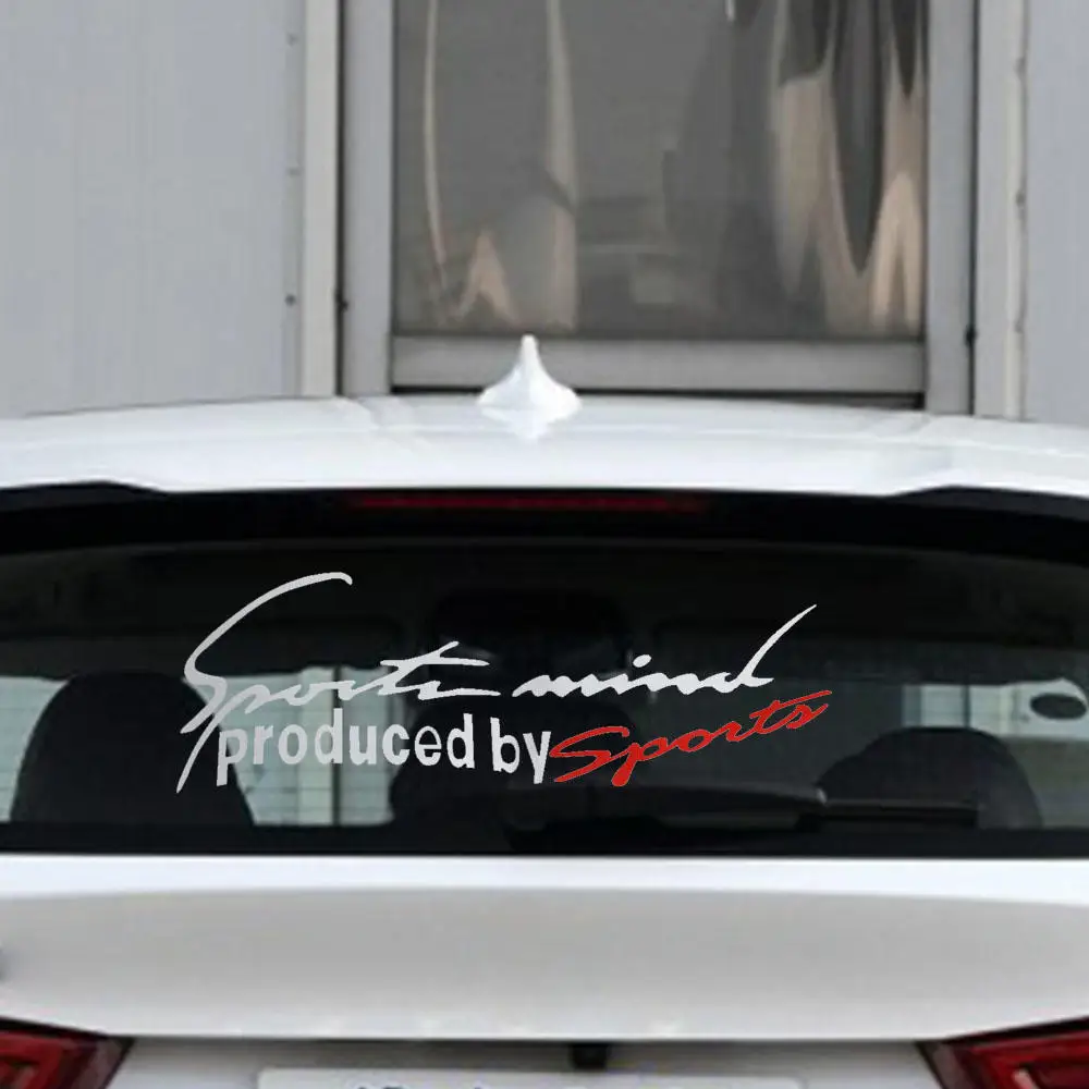 Авто-Стайлинг 19 см * 7 модные наклейки на автомобиль светильник спортивные