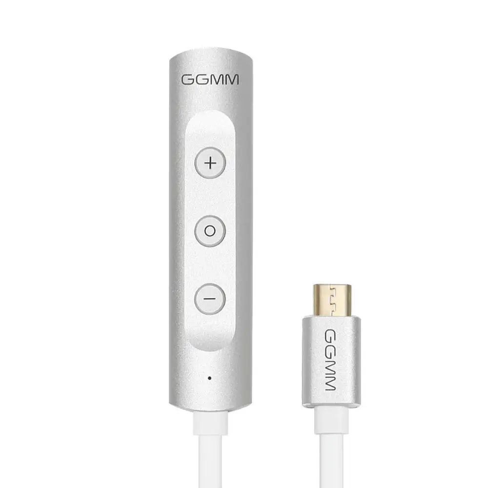 Silver GGMM A1 HiFi усилитель для наушников Портативный цифровой стерео аудио усилитель для микро USB мобильного телефона мини аудио усилители музыкальный плеер - Цвет: Silver