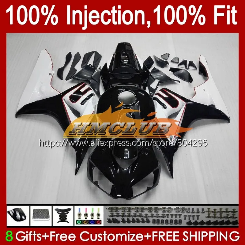 

OEM инъекция для HONDA CBR 1000RR 1000CC CBR 1000 RR 15No.16 CBR1000RR 06 07 CBR1000 RR 2006 2007 100% Обтекатели белого и черного цвета