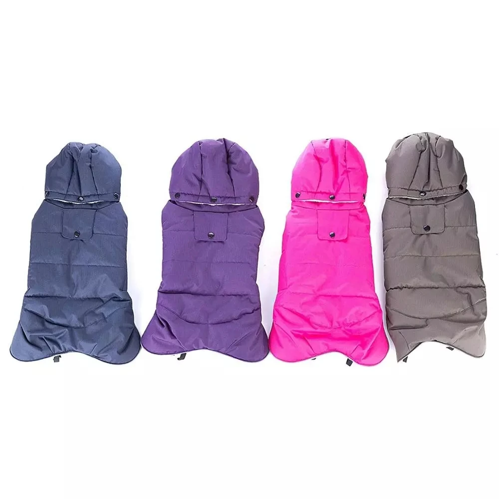 Winter Autumn Pet Clothes For Dog Waterproof Hooded Jacket Dogs Warm Outdoor Chihuahua Small Medium | Дом и сад